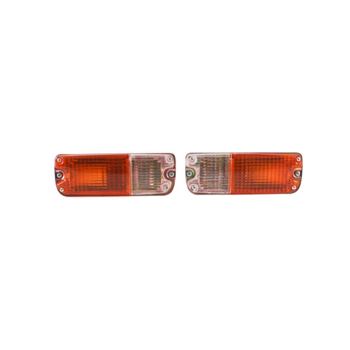 Pair Of Front Corner Light Lenses For Toyota Hilux RN30 RN40 Pickup (1978-1983) – Clear