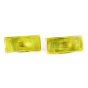 Fog Light Lamp Yellow Pair Fits Mitsubishi Fuso FN527 FV87 Heavy Truck 1986-94