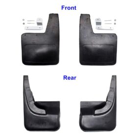 Set Front + Rear Splash Guard Fits Mitsubishi Strada 2 Door 1996 - 2005