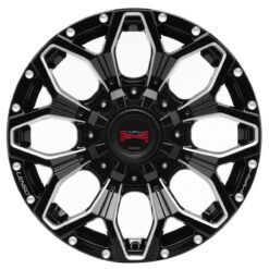 Alternative view of Lenso Wheels MAX-X11 Rim 16x8.5 Inch PCD 6x139.7 ET 0 Color BKWA