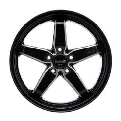 Alternative view of Lenso Wheels Series ProjectD Model D1-Racing Rim 18x8.5 Inch PCD 5X114.3 ET 35 Color BKA