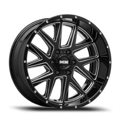 Lenso Wheels Series MX Model MX-DEVA Rim 20x10 Inch PCD 6X139.7 ET -24 Color BKVA