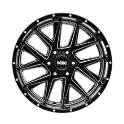 Alternative view of Lenso Wheels Series MX Model MX-DEVA Rim 20x10 Inch PCD 6X139.7 ET -24 Color BKVA