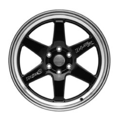 Alternative view of Lenso Wheels Series ProjectD Model D-1SR Rim 18x9.5 Inch PCD 6X114.3 ET 25 Color BKM
