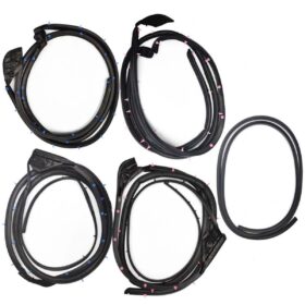 Front Windshield +Door Rubber Set 5 Fits Nissan Navara D40 4D Pickup 2005-14