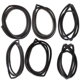 Windshield w Moulding Door Rubber Set 6 Fits Nissan Sentra B11 4D SED 81-85