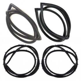 Windshield Front Rear Door Rubber Set 4 Fits Toyota Publica KP30 2D 3D 1972-78