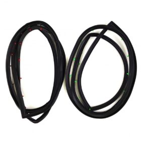 Door Rubber Seal Weatherstrip Front Fits Toyota Corona RT81 Sedan 1970-73 2 PCS
