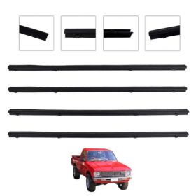 Set Weatherstrip Window Door Belt Rubber Inner Outer LH+RH Fits Toyota Hilux RN30 LN40 1978 - 1983