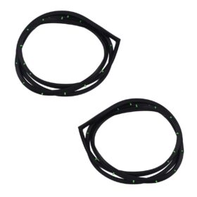 Pair Rubber Seal Weatherstrip Front Fit For 1996-05 Mitsubishi Strada Cab Pickup