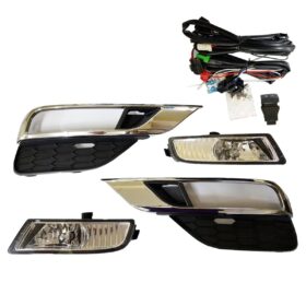 Fog Lights Driving Lamp Complete Set w Wire Fits Honda CR-V Gen 4 Minor 2015-16