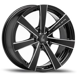 Lenso Wheels JAGER-GAMMA Rim 18x8.5 Inch PCD 5x114.3 ET 35 Color BKWA