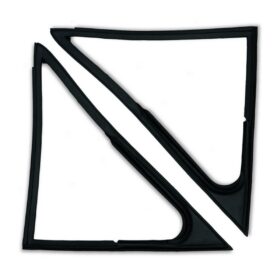 Pair Quarter Window Vent Door Rubber Weatherstrip For Nissan 521 Datsun 1966-72