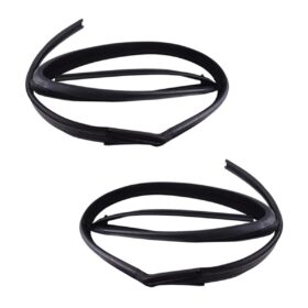 Pair Front Door Glass Run Channel with Vent LH+RH Fits Nissan Big-M 1986-1997