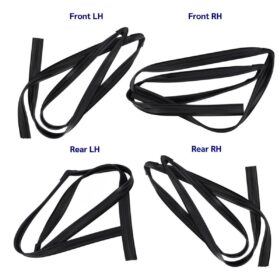 Glass Run Door Channel Rubber Set 4 Fit Toyota Corolla AE101 EE100 1992-97
