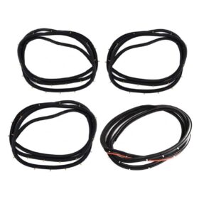 Set 4 Door Rubber Seal Weatherstrip Fits Toyota Land Cruiser FJ80 FZJ80 1990-98