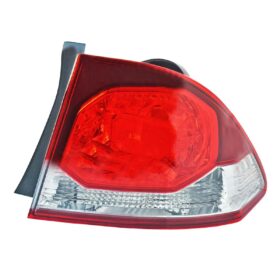 Tail Light Rear Lamp no Bulb Right Fits Honda Civic FD 4 Door Sedan 2009-11 New