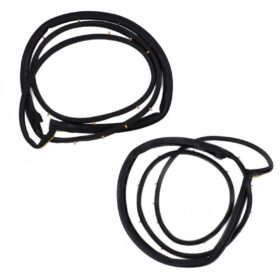 Door Rubber Weatherstrip Seal FR FL Fits 1992-1995 Honda Civic 4D Sedan 1992-95