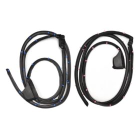 Door Rubber Weatherstrip FL+FR Fits Nissan Frontier Navara D40 4D 2005-14