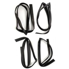 Glass Run Door Channel Weatherstrip Set 4 Fits Honda Accord 4D Sedan 2003-05