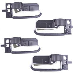 Interior Door Handle Gray Set 4 Fits Toyota Corolla Altis CE120 SED 2001-07