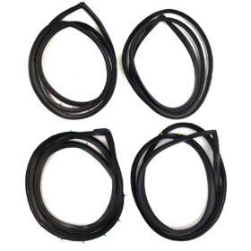 Door Rubber Seal Weatherstrip Set 4 Fits Toyota Corona RT100 4D SED 1973-79