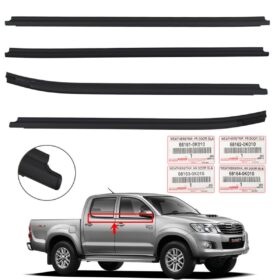Genuine Weatherstrip Front Rear 4 Door Fits Toyota Hilux Vigo 2004 - 2015